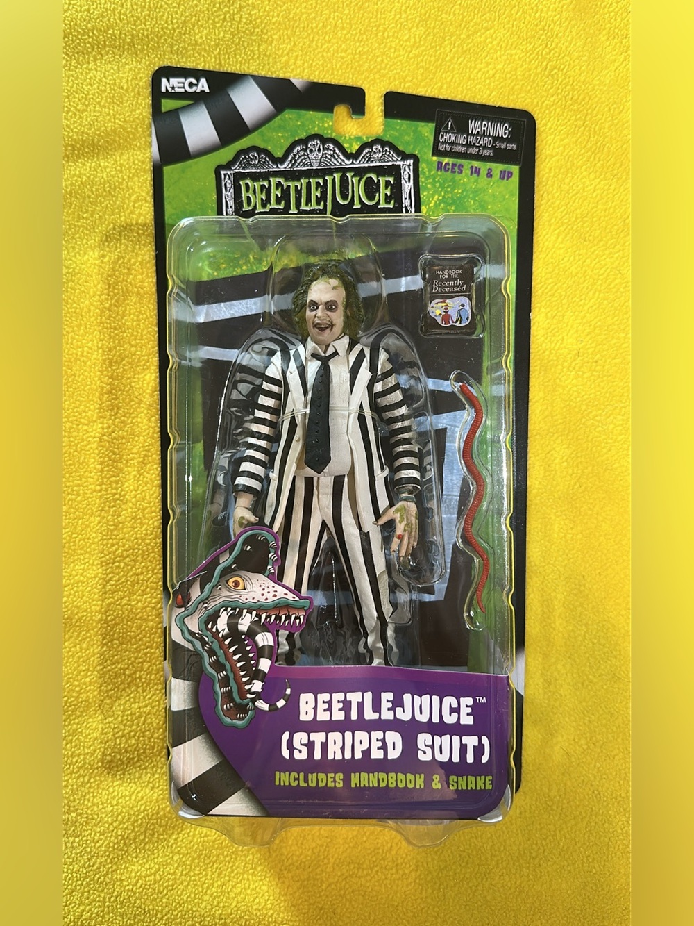 Beetlejuice 7-inch scale action figure (striped suit)